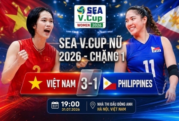 Trụ cột tỏa sáng, ĐT bóng chuyền nữ Việt Nam thắng trận ra quân SEA V.Cup