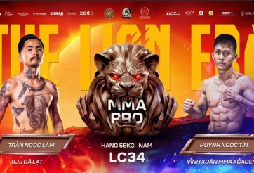 Trực tiếp LION Championship 34, 20h00 hôm nay 15/8