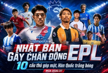 Nhật Bản sắp có kỷ lục về số cầu thủ tại Ngoại hạng Anh, Hàn Quốc trắng bóng