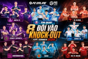 Lịch thi đấu FC Online FVPL Summer 2026 vòng Knock-out 8 đội