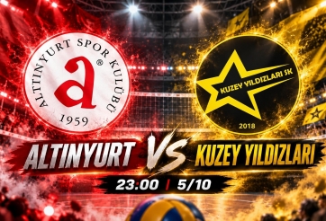 Xem trực tiếp bóng chuyền nữ Thổ Nhĩ Kỳ: Altınyurt vs Kuzey Yıldızları ở đâu?