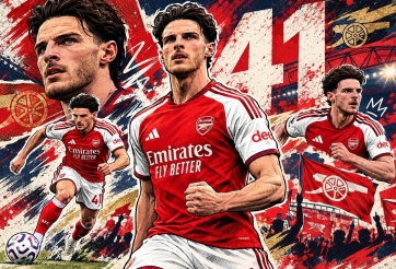 HLV Arteta úp mở vai trò mới của Declan Rice tại Arsenal