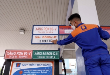Giá xăng tiếp tục tăng mạnh ngày 11/5, quay trở lại ngưỡng gần 30.000 đồng/lít