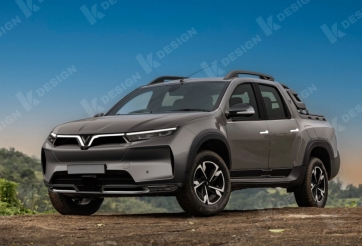 Ý tưởng xe bán tải VinFast hết sức 'nịnh mắt', lấy cảm hứng từ mẫu xe điện VF9