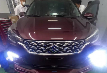 Suzuki Ertiga Hybrid 2022 lộ ảnh thực tế tại Việt Nam, giá dự kiến từ 518,6 triệu đồng