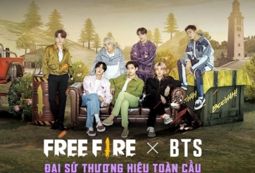 Nhóm nhạc nam BTS trở thành đại sứ toàn cầu của Free Fire