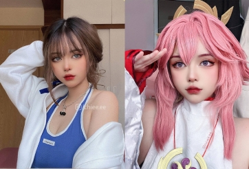 Nữ game thủ Genshin Impact cosplay kỷ niệm ngày kết thúc banner Yae Miko