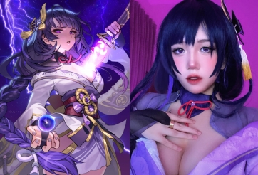 Nữ game thủ Việt cosplay Raiden Shogun trong Genshin Impact