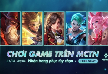 Garena tặng trang phục bậc S+ khi chơi Liên Quân trên máy chủ thử nghiệm