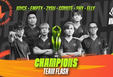 Team Flash vô địch WCS VN 2022, bỏ túi gần 700 triệu đồng tiền thưởng