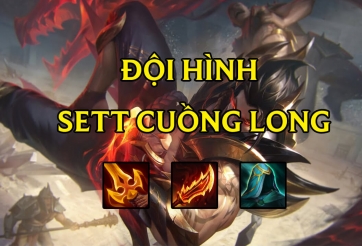 DTCL Mùa 7: Cách chơi đội hình Sett Cuồng Long Reroll