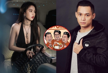 Độ Mixi thích thú khi được Ngọc Trinh gọi bằng anh và khen cơm tấm Sà Bì Chưởng hết lời