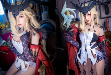 Ngắm màn cosplay Signora trong Genshin Impact