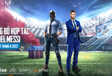 Tựa game PUBG Mobile công bố màn hợp tác với huyền thoại Lionel Messi