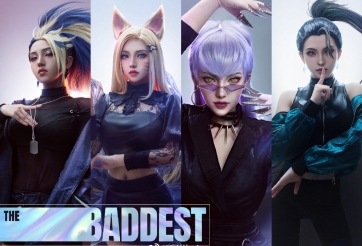 Ngắm bộ ảnh cosplay ban nhạc KDA trong LMHT