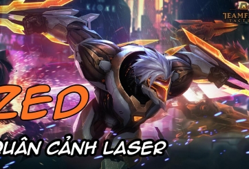 Cách chơi đội hình Zed Quân Cảnh Laser DTCL Mùa 8