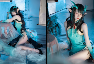 Cosplay cô nàng Dusk trong tựa game Arknights