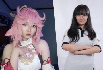 Nữ tuyển thủ Lào cosplay nhân vật Yae Miko trong Genshin Impact