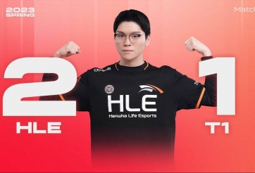 VIDEO: Highlight HLE vs T1 - Super Team hồi xuân chấm dứt mạch bất bại của T1