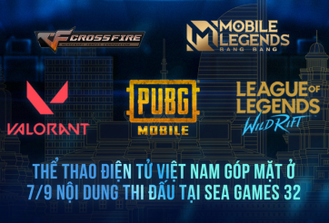 Thể thao điện tử Việt Nam góp mặt ở 7/9 nội dung thi đấu tại SEA Games 32