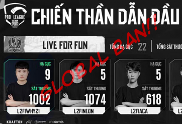 Thêm một tuyển thủ lãnh án Global Ban, chuyện gì đang xảy ra với PUBG Mobile Việt Nam?