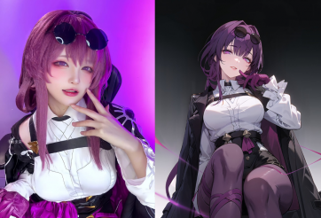 Senyamiku cosplay nhân vật Kafka trong Honkai Star Rail