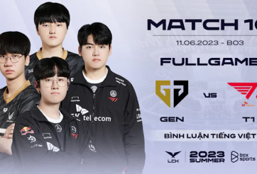 VIDEO: GEN tiếp tục đánh bại T1 tại LCK Mùa Hè 2023