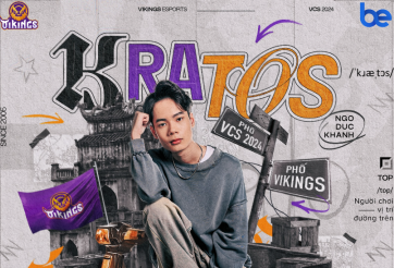 Đội tuyển của SofM chiêu mộ 'chiến thần' đường trên Kratos