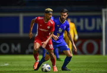 Sụp đổ trong hiệp 2, Viettel tiếp tục 'ôm hận' trước đại diện Thái Lan