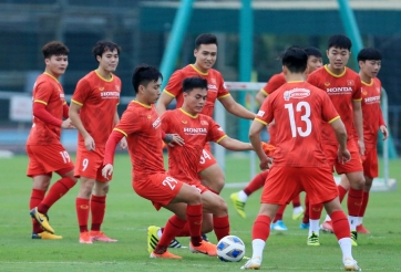 ĐT Việt Nam tập trung cao độ trước ngày đấu U22 Việt Nam