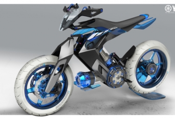 'Choáng' với chiếc xe máy chạy bằng nước thay xăng của Yamaha