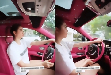 Ngọc Trinh “cưỡi” Rolls-Royce Ghost đính pha lê khiến dân mạng trầm trồ