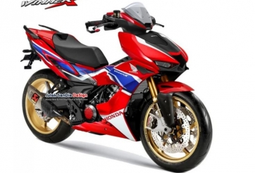 Lộ ảnh nghi là Honda Winner X 2022: phuộc Upside Down, phanh Brembo?