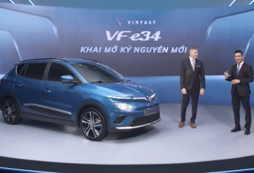 VinFast VF e34 chính thức ra mắt tại Việt Nam, nhiều công nghệ mới