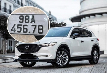 Mua Mazda CX-5 bấm được biển 456.78, chủ xe có thể nghĩ đến “Bim, Mẹc”?