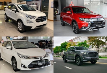 Những mẫu ô tô nào đang được giảm 100% lệ phí trước bạ?