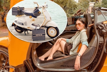 Chán siêu xe, Đoàn Di Băng đòi mua Vespa 946 Christian Dior gần 700 triệu đồng