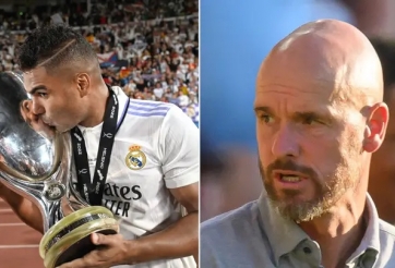 'Dễ như thế này' mà MU cũng không giúp Casemiro thành công thì chịu thôi!