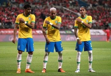 Phản ứng 'vui như Tết' của sao Brazil khi được tham dự World Cup 2022