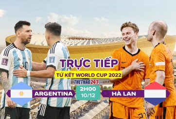 Trực tiếp Argentina vs Hà Lan: Messi đối đầu Van Dijk