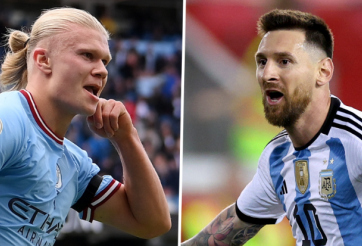 Haaland sánh vai Messi trong danh sách đội hình tiêu biểu mùa giải