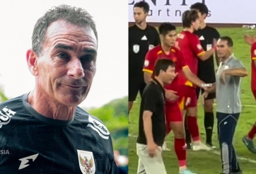 HLV U23 Indonesia hành động không đẹp với HLV Kim Sang Sik
