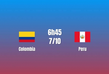 Nhận định Colombia vs Peru: Colombia giữ ưu thế, 6h45 ngày 07/10/2026