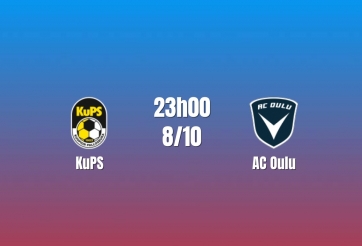 Nhận định KuPS vs AC Oulu: Chủ nhà giữ thế thượng phong, 23h00 ngày 08/10/2026