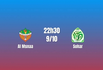 Nhận định Al Mssnaa vs Sohar: Khó khăn chờ chủ nhà, 22h30 ngày 9/10/2026