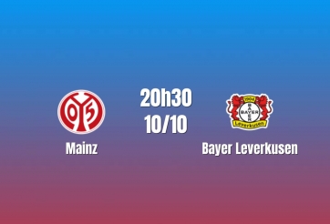 Nhận định Mainz vs Bayer Leverkusen: Khách gặp bài toán khó, 20h30 ngày 10/10/2026