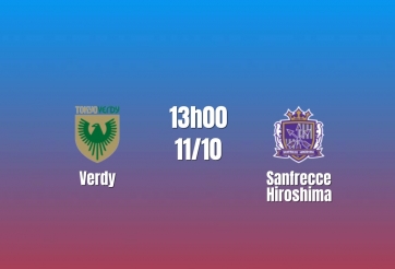 Nhận định Verdy vs Sanfrecce Hiroshima: Khác biệt phong độ, 13h00 ngày 11/10/2026