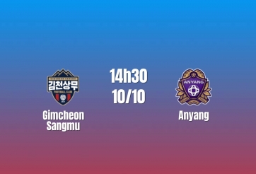 Nhận định Gimcheon Sangmu vs Anyang: Điểm tựa Gimcheon, 14h30 ngày 10/10/2026