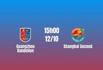 Nhận định Guangzhou Dandelion vs Shanghai Second: Cơ hội thoát chuỗi trận nhạt nhòa, 15h00 ngày 12/10/2026