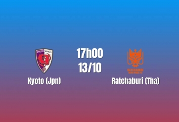 Nhận định kyoto vs ratchaburi: Cơ hội sửa sai, 17h00 ngày 13/10/2026